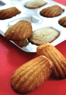 Lemon-lime madeleines