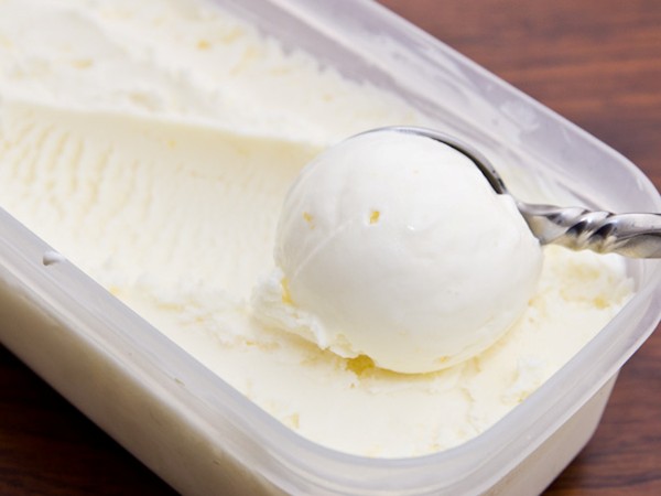 Lemon mascarpone gelato