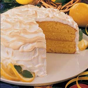 Lemon meringue cake 