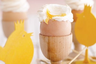 Lemon meringue eggs