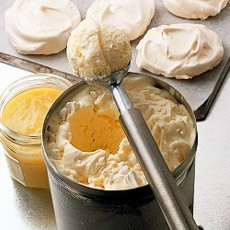 Lemon meringue ice cream