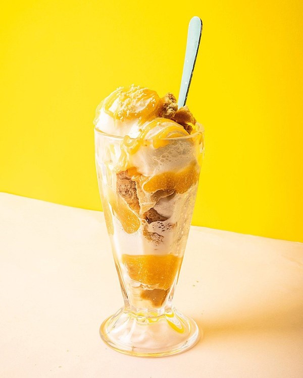 Lemon meringue pie sorbet