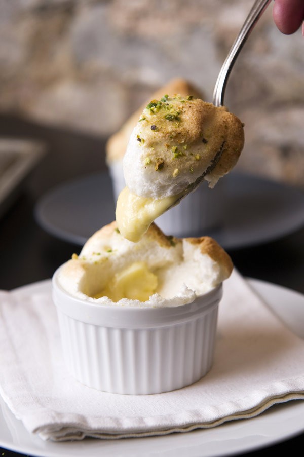 Lemon meringue pots de crème