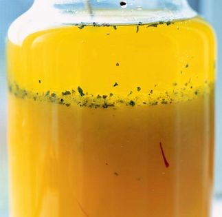 Lemon-mint marinade