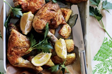 Lemon myrtle roast chicken