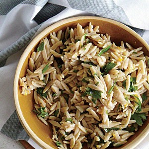 Lemon-orange orzo