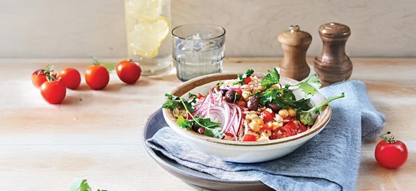 Lemon orzo salad