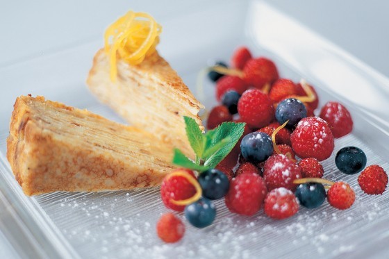 Lemon pancake gâteau
