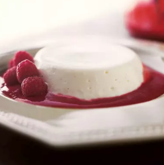 Lemon panna cotta