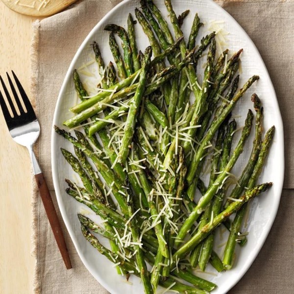 Lemon-Parmesan broiled asparagus