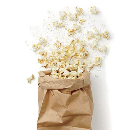 Lemon-Parmesan popcorn