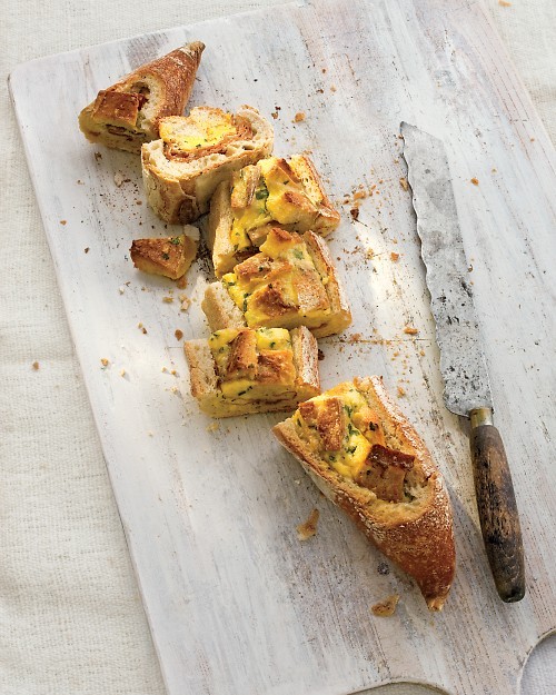 Lemon, parsley & Parmesan + bread prosciutto & egg