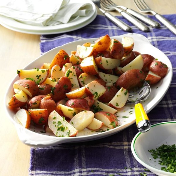 Lemon parsley potatoes 