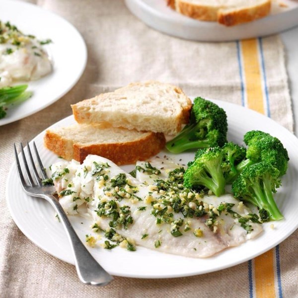 Lemon-parsley tilapia