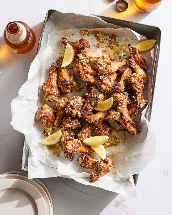 Lemon pepper Parmesan wings