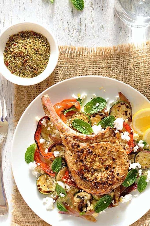 Lemon pepper pork