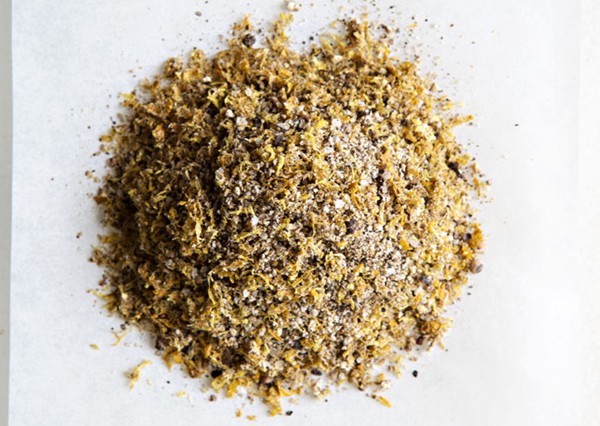 Lemon-pepper salt rub