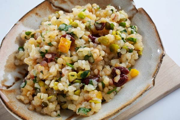 Lemon pistachio couscous