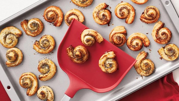 Lemon-poppy pinwheels