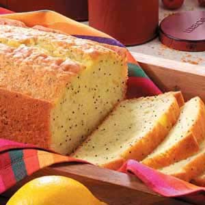 Lemon poppy seed bread
