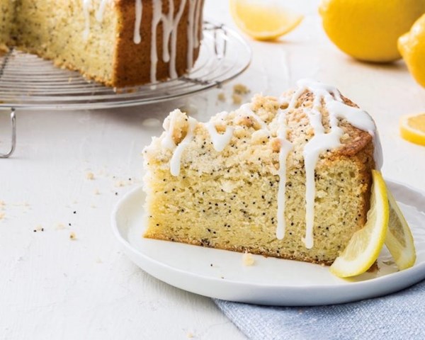 Lemon poppy seed coffee cake