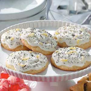 Lemon poppy seed cookies