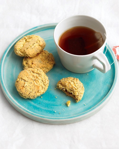 Lemon-poppy seed cookies