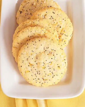 Lemon-poppy seed crisps