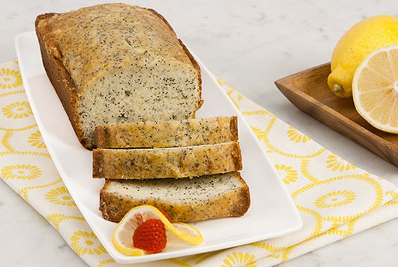 Lemon poppy seed loaf
