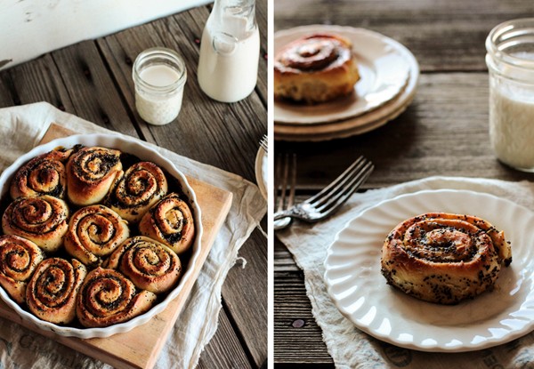 Lemon poppy seed rolls