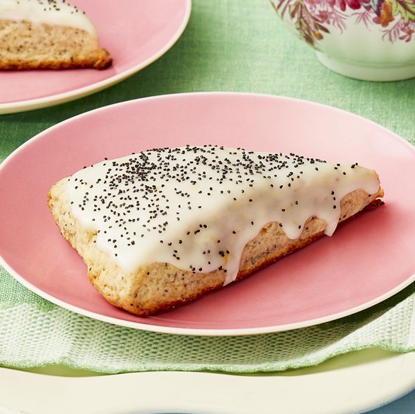 Lemon-poppy seed scones