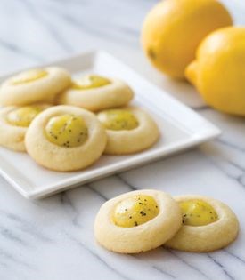 Lemon poppy seed thumbprints