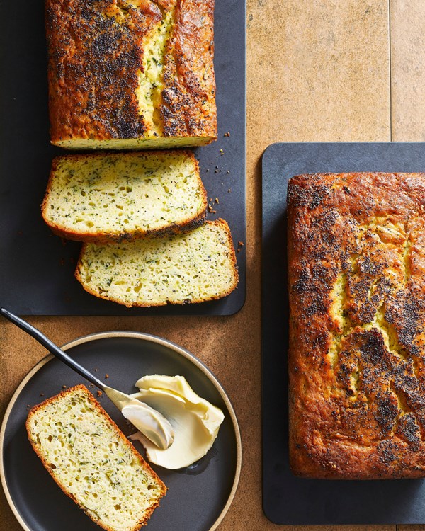 Lemon-poppy seed zucchini bread