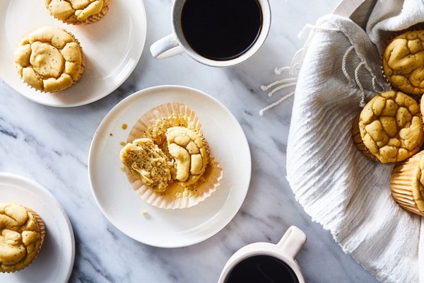 Lemon poppyseed chickpea muffins