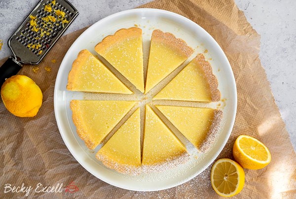 Lemon posset tart