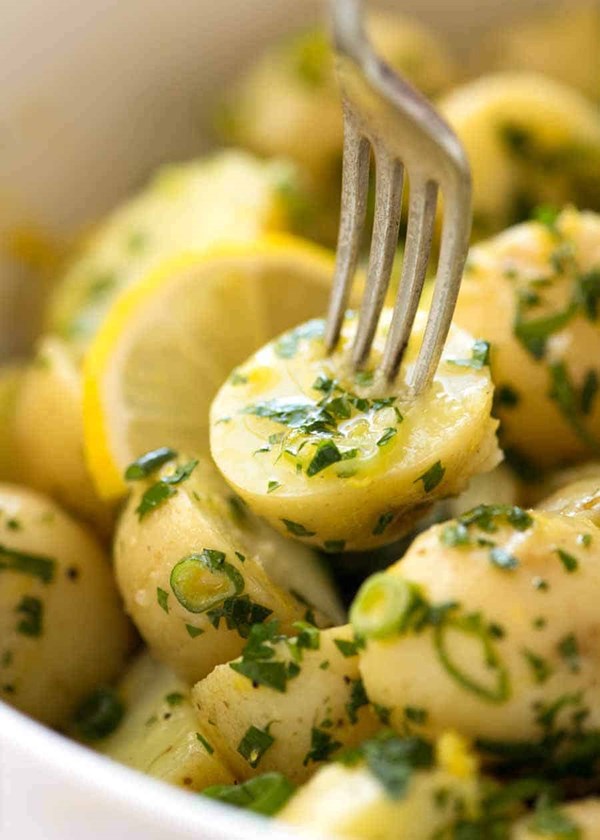 Lemon potato salad
