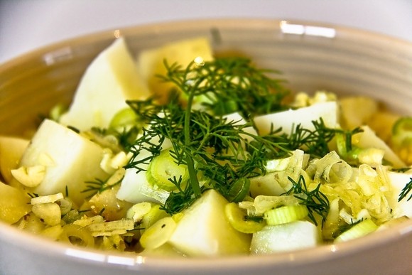 Lemon potato salad