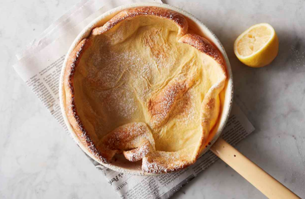 Lemon puff pancake