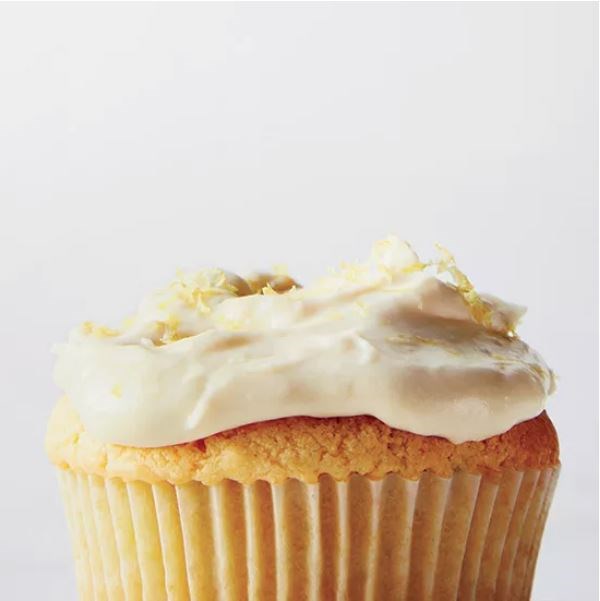 Lemon ricotta cupcakes with fluffy lemon frosting