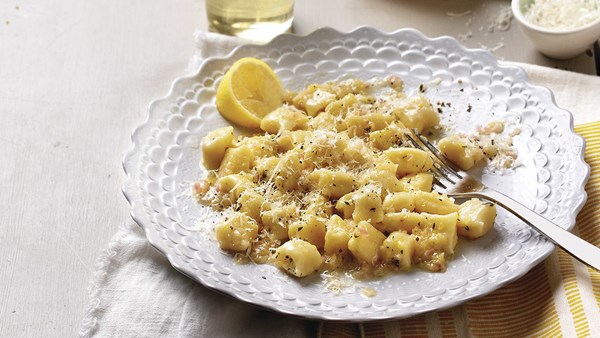 Lemon ricotta gnocchi