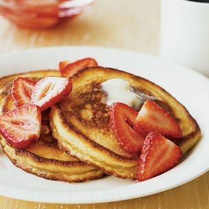 Lemon-ricotta pancakes