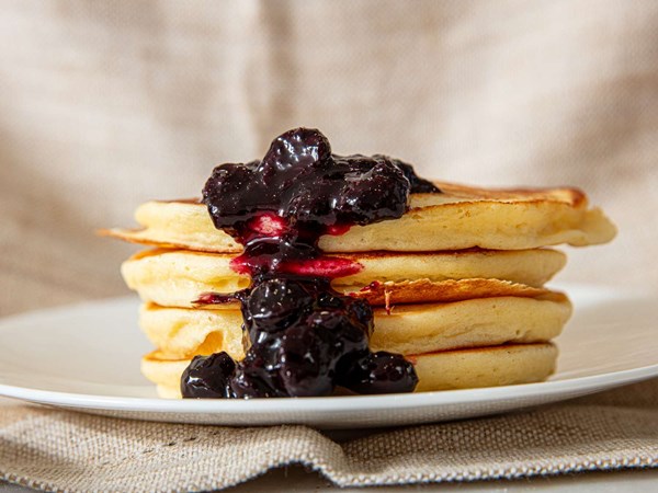 Lemon ricotta pancakes