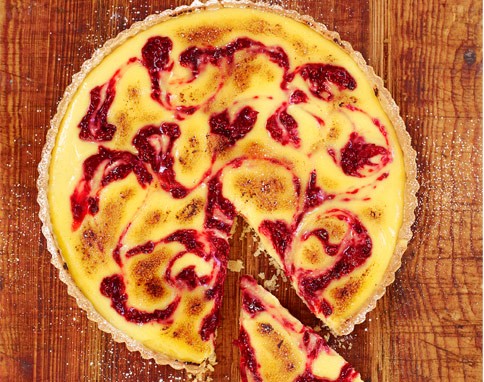 Lemon ripple tart