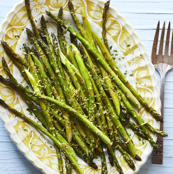Lemon roasted asparagus