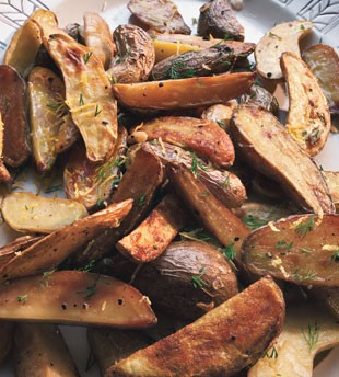 Lemon-roasted potatoes