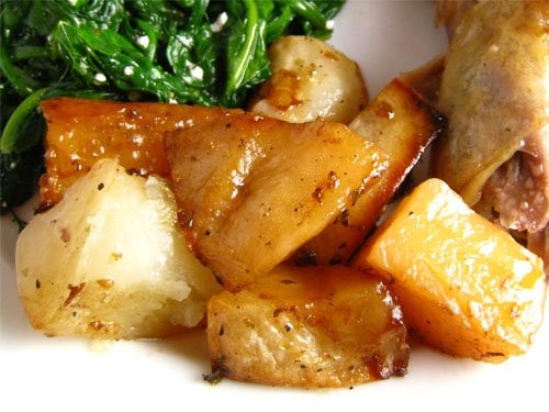 Lemon roasted potatoes