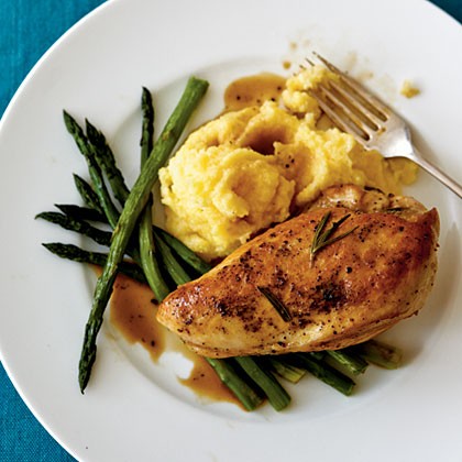 Lemon-rosemary chicken breasts