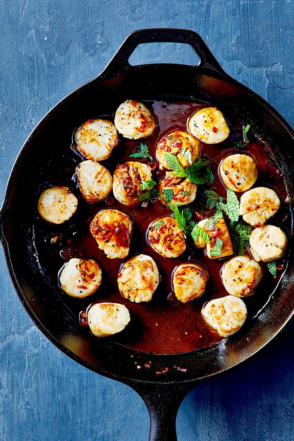Lemon scallops