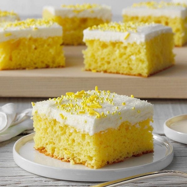 Lemon sheet cake