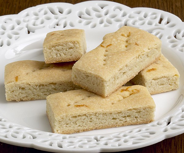 Lemon shortbread cookies